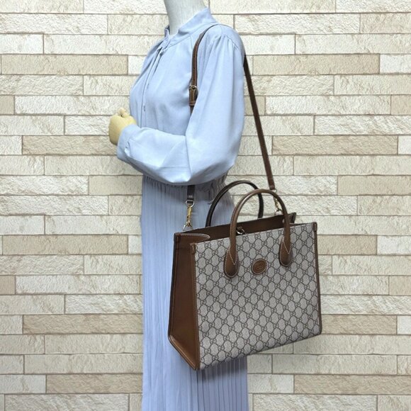 GUCCI Brown Shoulder Bag - Picture 2 of 11